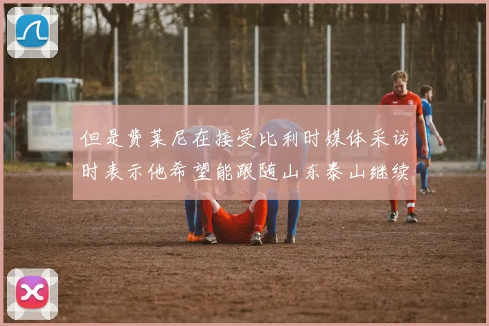 但是费莱尼在接受比利时媒体采访时表示他希望能跟随山东泰山继续争夺冠军
